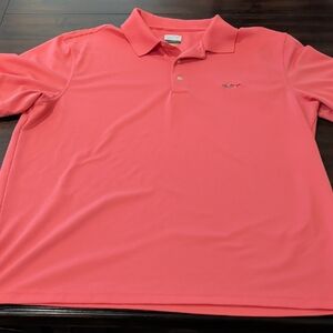 Greg Norman Collection Coral / Salmon Color Polo Shirt Play Dry XL
